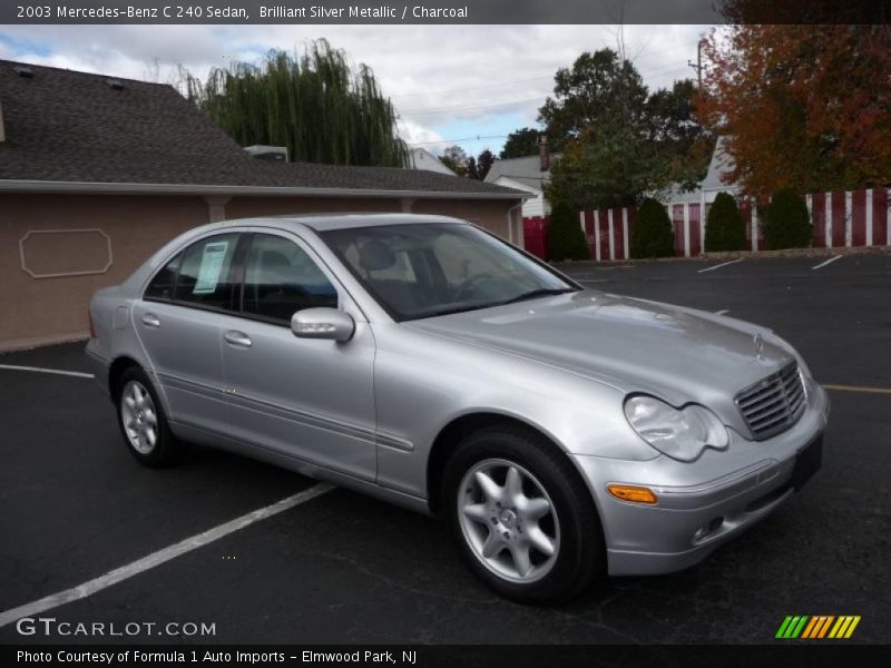 Brilliant Silver Metallic / Charcoal 2003 Mercedes-Benz C 240 Sedan