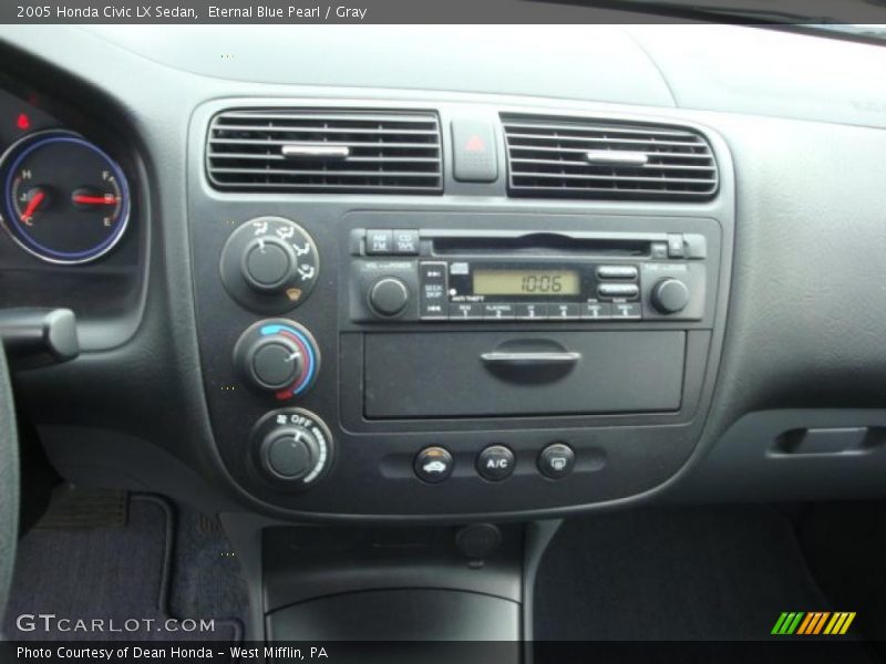 Controls of 2005 Civic LX Sedan