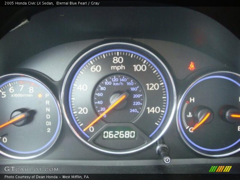  2005 Civic LX Sedan LX Sedan Gauges