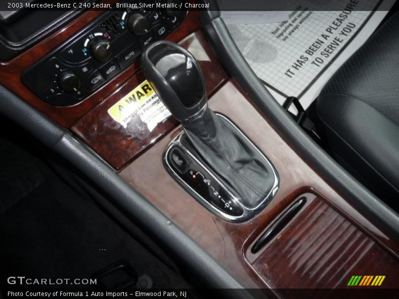 Brilliant Silver Metallic / Charcoal 2003 Mercedes-Benz C 240 Sedan