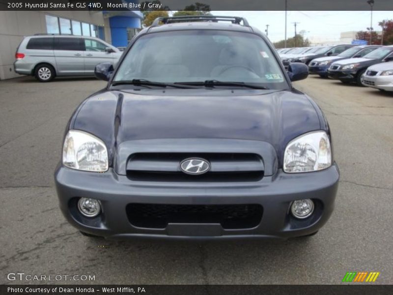 Moonlit Blue / Gray 2005 Hyundai Santa Fe GLS 4WD