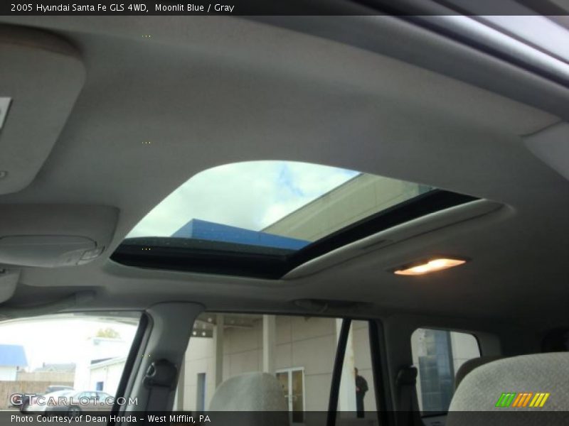 Moonlit Blue / Gray 2005 Hyundai Santa Fe GLS 4WD