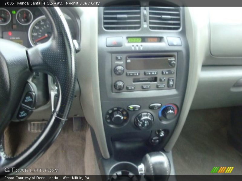 Moonlit Blue / Gray 2005 Hyundai Santa Fe GLS 4WD