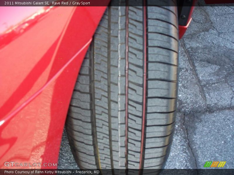 Rave Red / Gray Sport 2011 Mitsubishi Galant SE