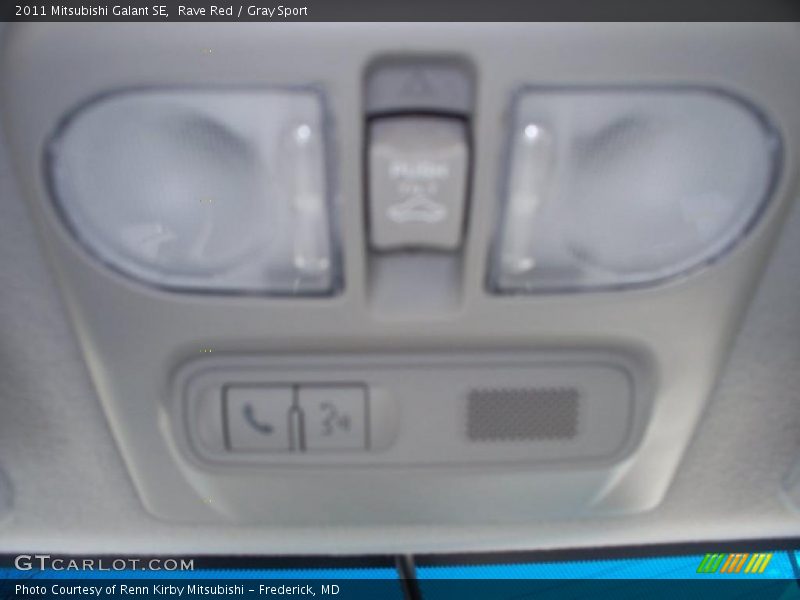 Rave Red / Gray Sport 2011 Mitsubishi Galant SE