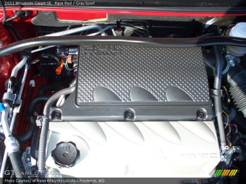 Rave Red / Gray Sport 2011 Mitsubishi Galant SE