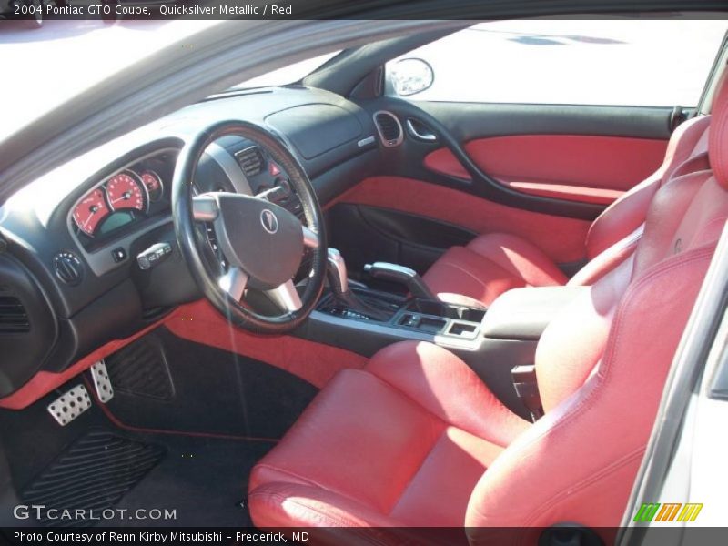 Red Interior - 2004 GTO Coupe 
