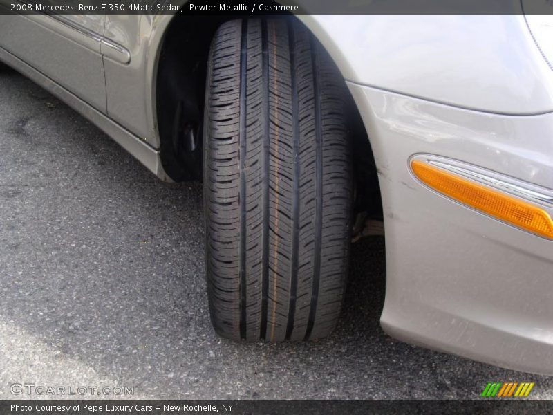 Pewter Metallic / Cashmere 2008 Mercedes-Benz E 350 4Matic Sedan