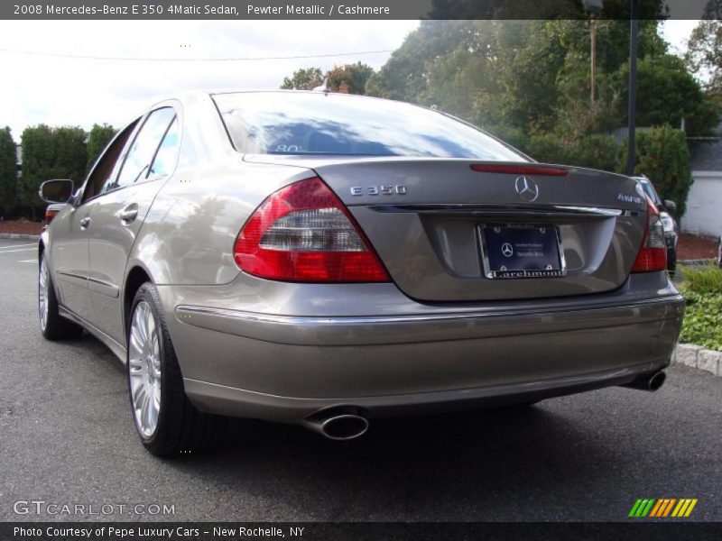 Pewter Metallic / Cashmere 2008 Mercedes-Benz E 350 4Matic Sedan