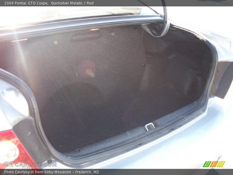 Quicksilver Metallic / Red 2004 Pontiac GTO Coupe