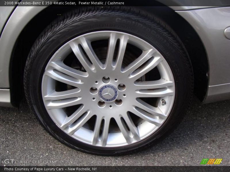Pewter Metallic / Cashmere 2008 Mercedes-Benz E 350 4Matic Sedan