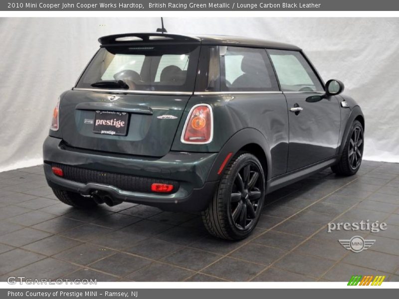 British Racing Green Metallic / Lounge Carbon Black Leather 2010 Mini Cooper John Cooper Works Hardtop