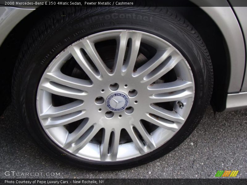Pewter Metallic / Cashmere 2008 Mercedes-Benz E 350 4Matic Sedan