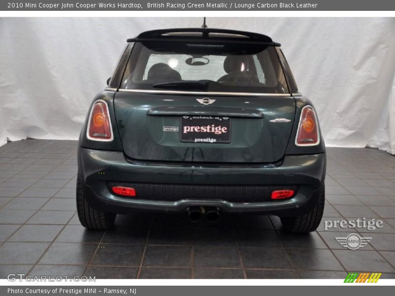 British Racing Green Metallic / Lounge Carbon Black Leather 2010 Mini Cooper John Cooper Works Hardtop
