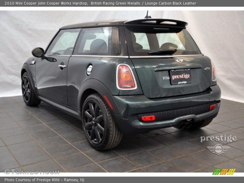 British Racing Green Metallic / Lounge Carbon Black Leather 2010 Mini Cooper John Cooper Works Hardtop