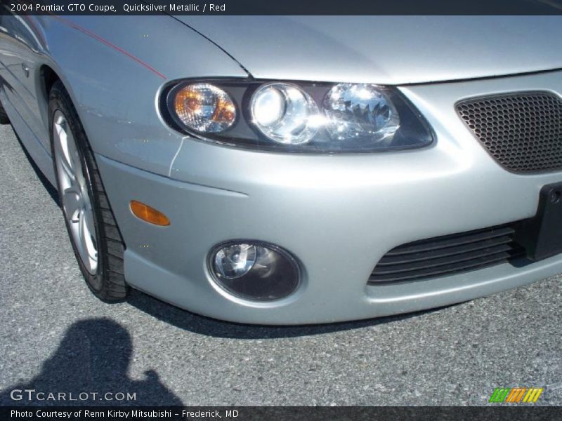 Quicksilver Metallic / Red 2004 Pontiac GTO Coupe