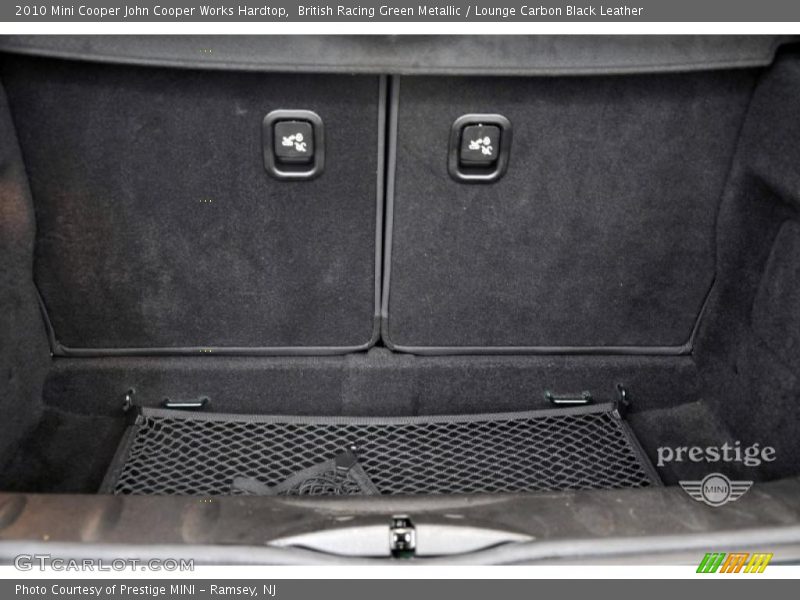 British Racing Green Metallic / Lounge Carbon Black Leather 2010 Mini Cooper John Cooper Works Hardtop