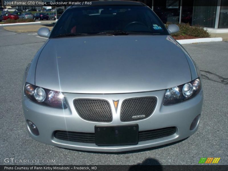 Quicksilver Metallic / Red 2004 Pontiac GTO Coupe