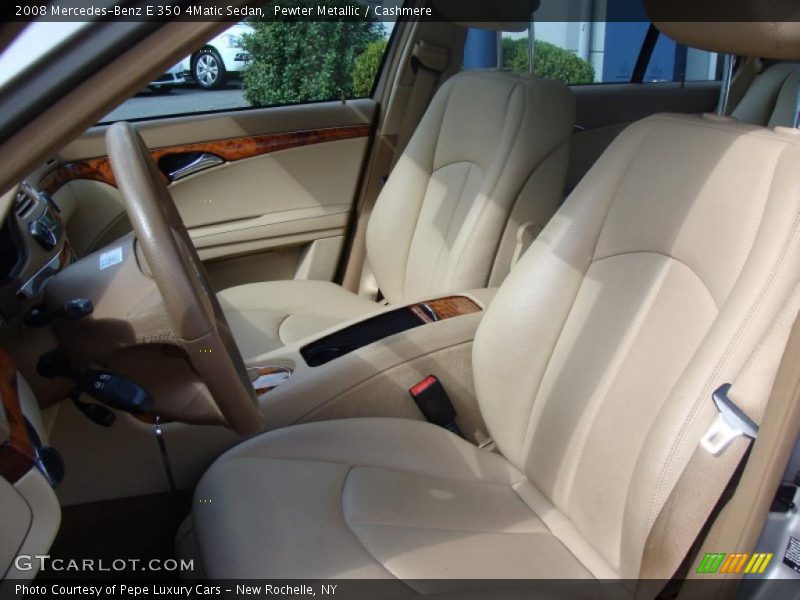 Pewter Metallic / Cashmere 2008 Mercedes-Benz E 350 4Matic Sedan