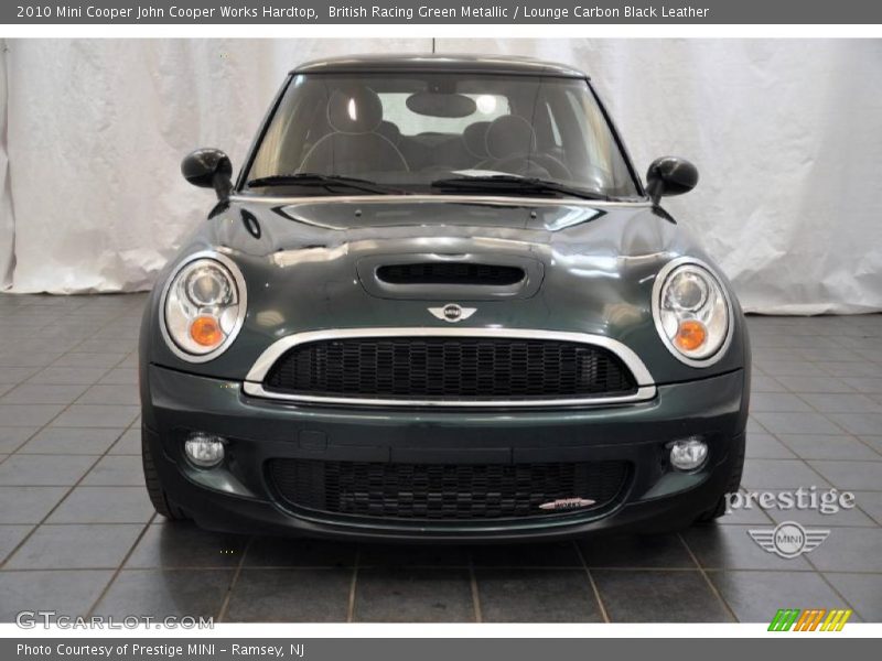British Racing Green Metallic / Lounge Carbon Black Leather 2010 Mini Cooper John Cooper Works Hardtop