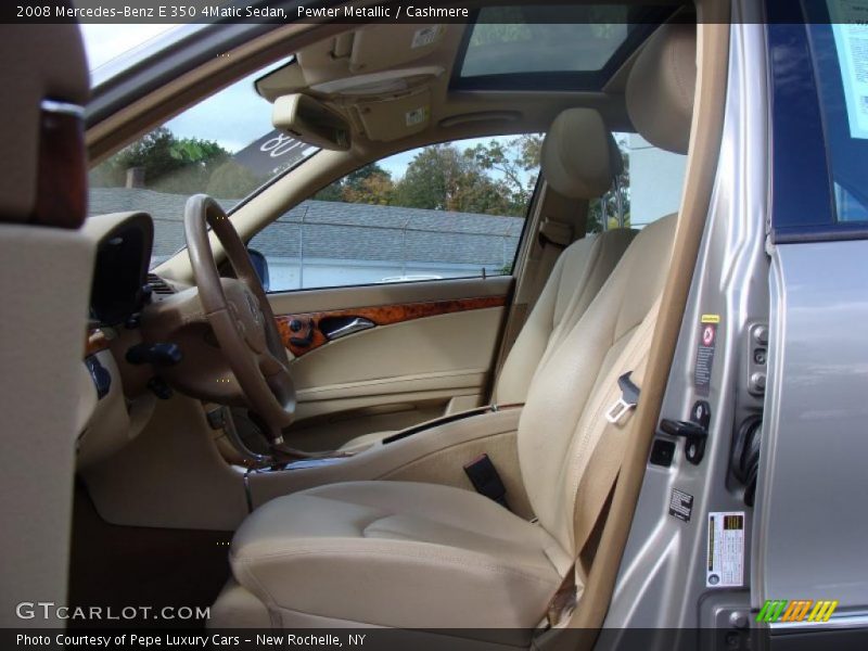 Pewter Metallic / Cashmere 2008 Mercedes-Benz E 350 4Matic Sedan