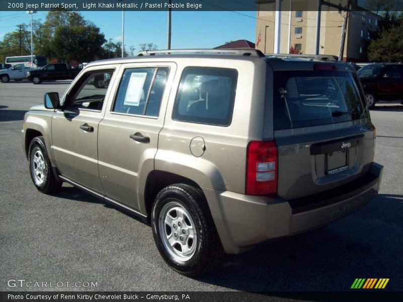 Light Khaki Metallic / Pastel Pebble Beige 2008 Jeep Patriot Sport