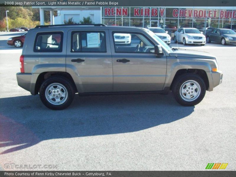 Light Khaki Metallic / Pastel Pebble Beige 2008 Jeep Patriot Sport