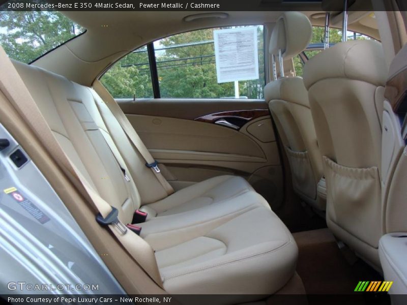 Pewter Metallic / Cashmere 2008 Mercedes-Benz E 350 4Matic Sedan