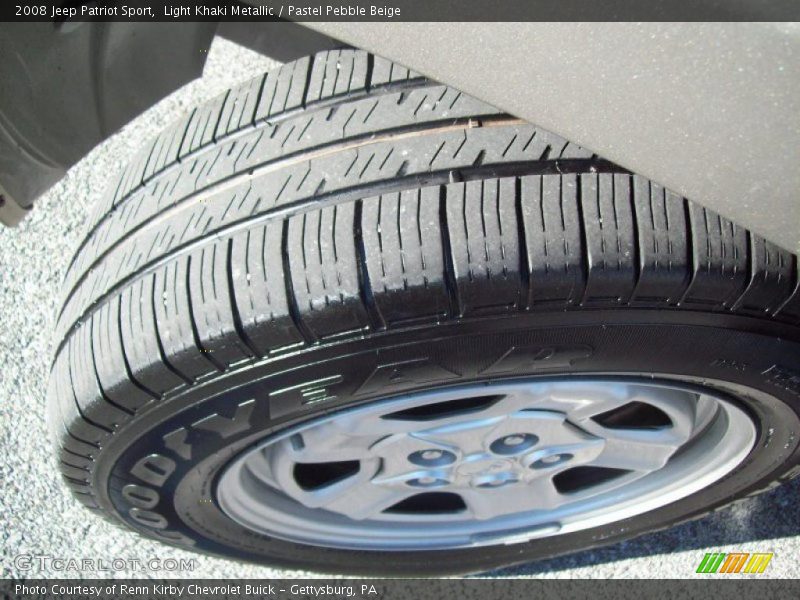 Light Khaki Metallic / Pastel Pebble Beige 2008 Jeep Patriot Sport
