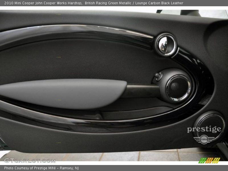 British Racing Green Metallic / Lounge Carbon Black Leather 2010 Mini Cooper John Cooper Works Hardtop