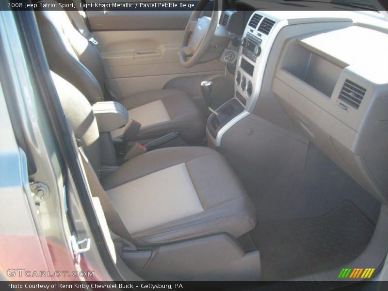 Light Khaki Metallic / Pastel Pebble Beige 2008 Jeep Patriot Sport