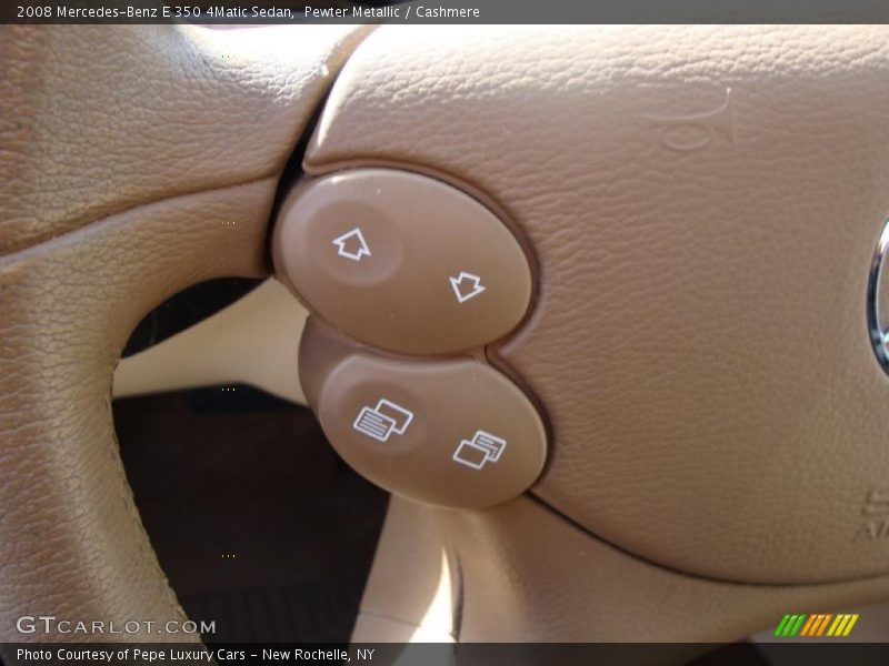Pewter Metallic / Cashmere 2008 Mercedes-Benz E 350 4Matic Sedan