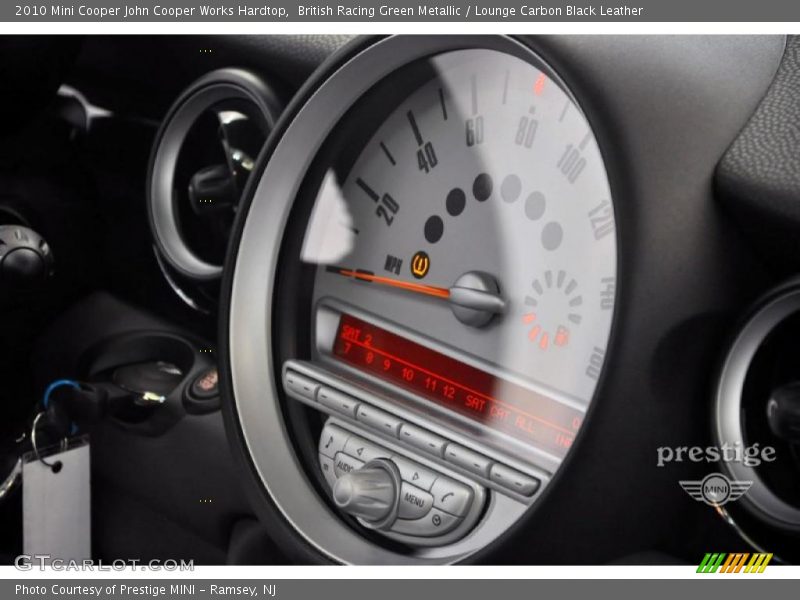 British Racing Green Metallic / Lounge Carbon Black Leather 2010 Mini Cooper John Cooper Works Hardtop