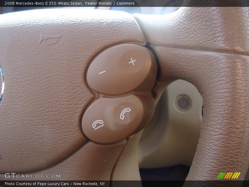 Pewter Metallic / Cashmere 2008 Mercedes-Benz E 350 4Matic Sedan