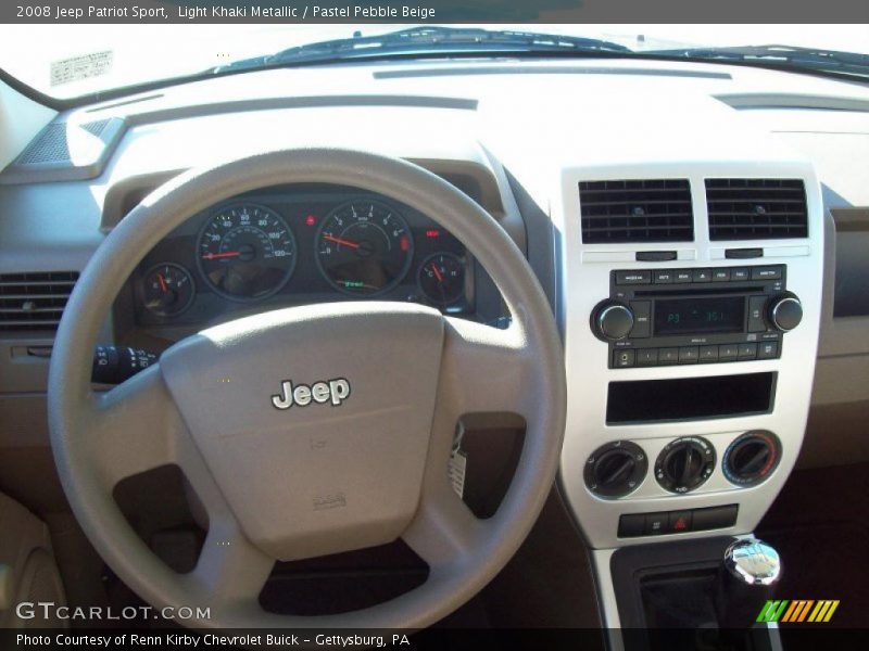 Light Khaki Metallic / Pastel Pebble Beige 2008 Jeep Patriot Sport