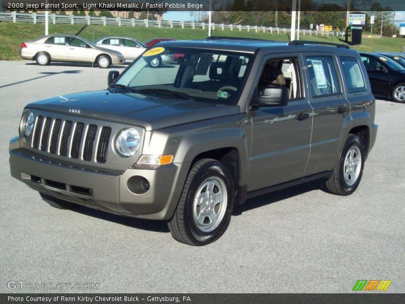 Light Khaki Metallic / Pastel Pebble Beige 2008 Jeep Patriot Sport