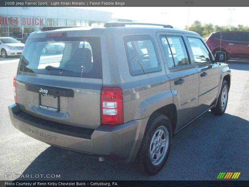 Light Khaki Metallic / Pastel Pebble Beige 2008 Jeep Patriot Sport