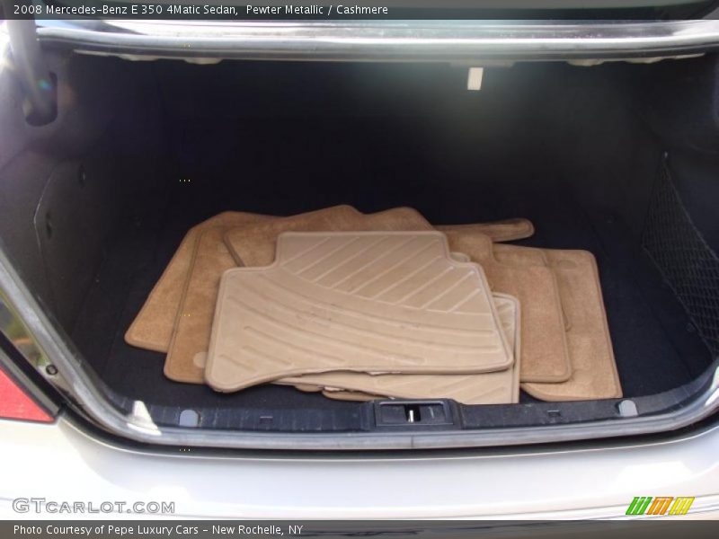 Pewter Metallic / Cashmere 2008 Mercedes-Benz E 350 4Matic Sedan