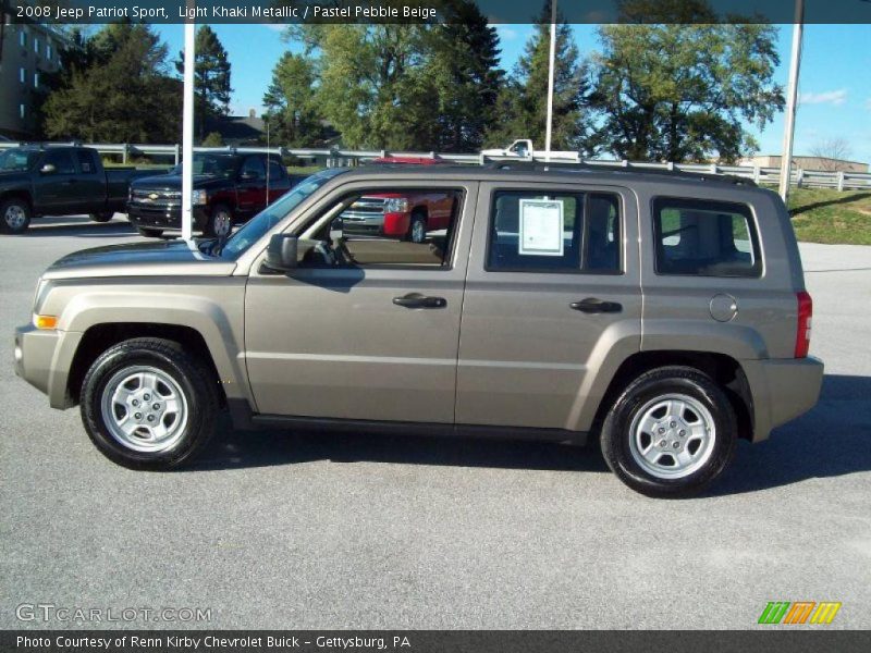 Light Khaki Metallic / Pastel Pebble Beige 2008 Jeep Patriot Sport