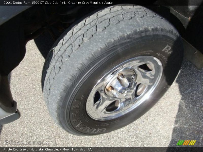 Graphite Gray Metallic / Agate 2001 Dodge Ram 1500 ST Club Cab 4x4