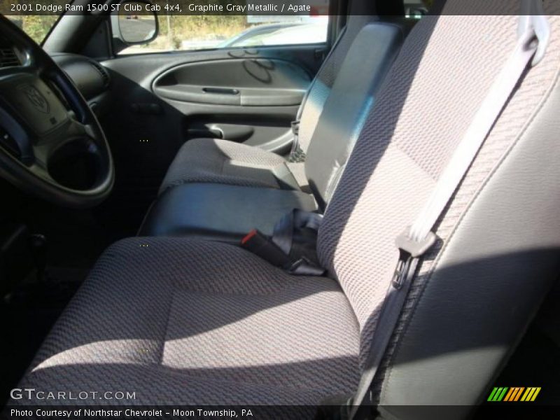 Graphite Gray Metallic / Agate 2001 Dodge Ram 1500 ST Club Cab 4x4