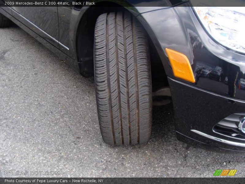 Black / Black 2009 Mercedes-Benz C 300 4Matic