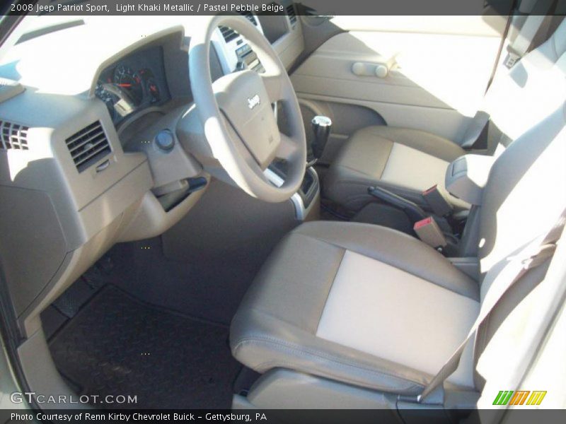 Light Khaki Metallic / Pastel Pebble Beige 2008 Jeep Patriot Sport