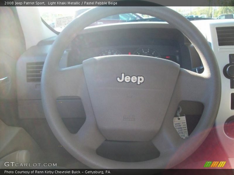 Light Khaki Metallic / Pastel Pebble Beige 2008 Jeep Patriot Sport