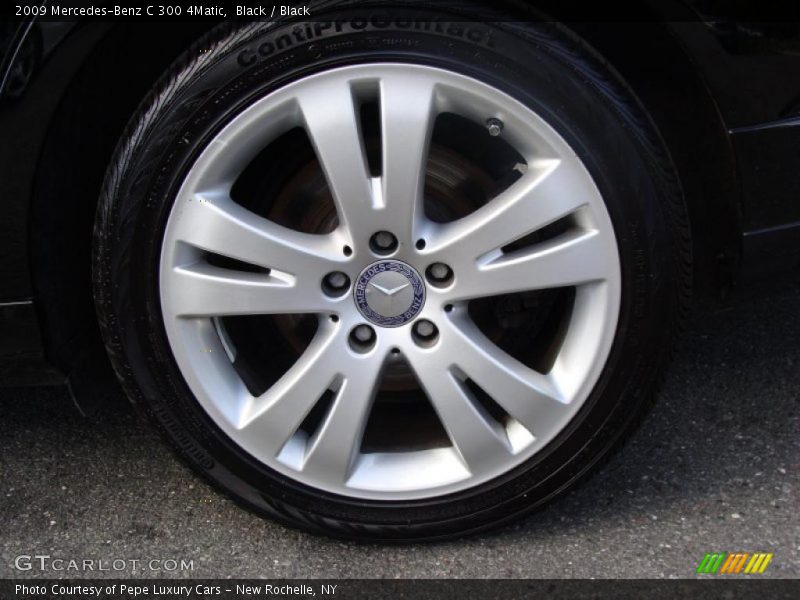 Black / Black 2009 Mercedes-Benz C 300 4Matic
