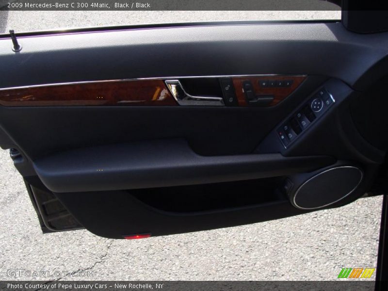 Black / Black 2009 Mercedes-Benz C 300 4Matic