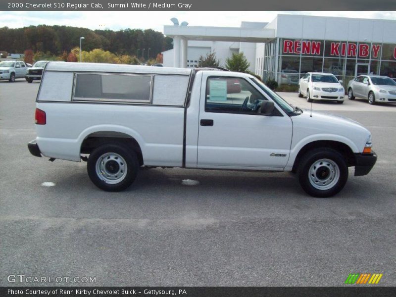 Summit White / Medium Gray 2000 Chevrolet S10 Regular Cab