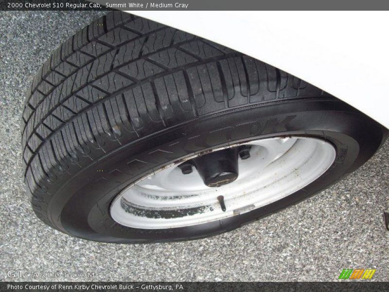 Summit White / Medium Gray 2000 Chevrolet S10 Regular Cab