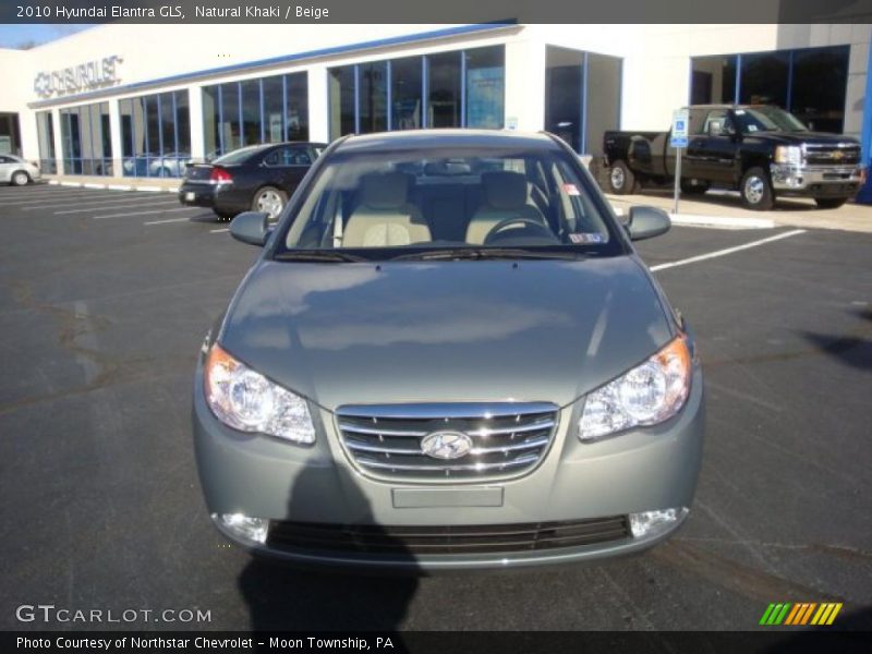 Natural Khaki / Beige 2010 Hyundai Elantra GLS