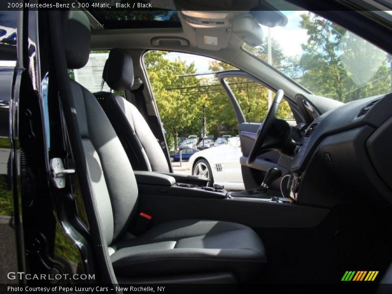 Black / Black 2009 Mercedes-Benz C 300 4Matic
